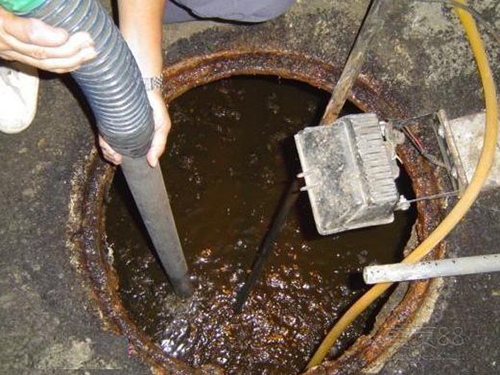 长安镇隔油池清理