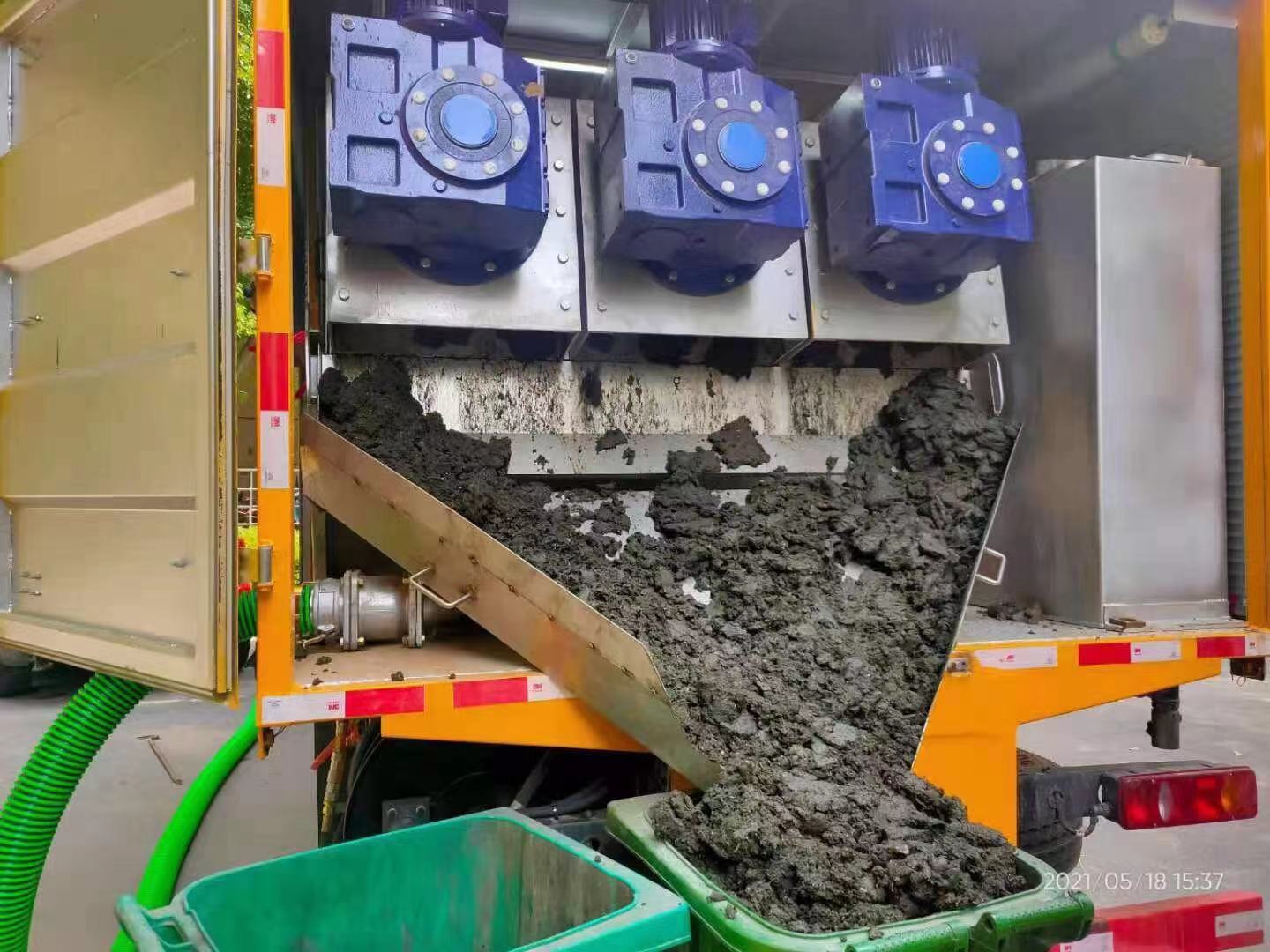 长安镇化粪池清掏城市维护站-泥浆净化干湿分离处理